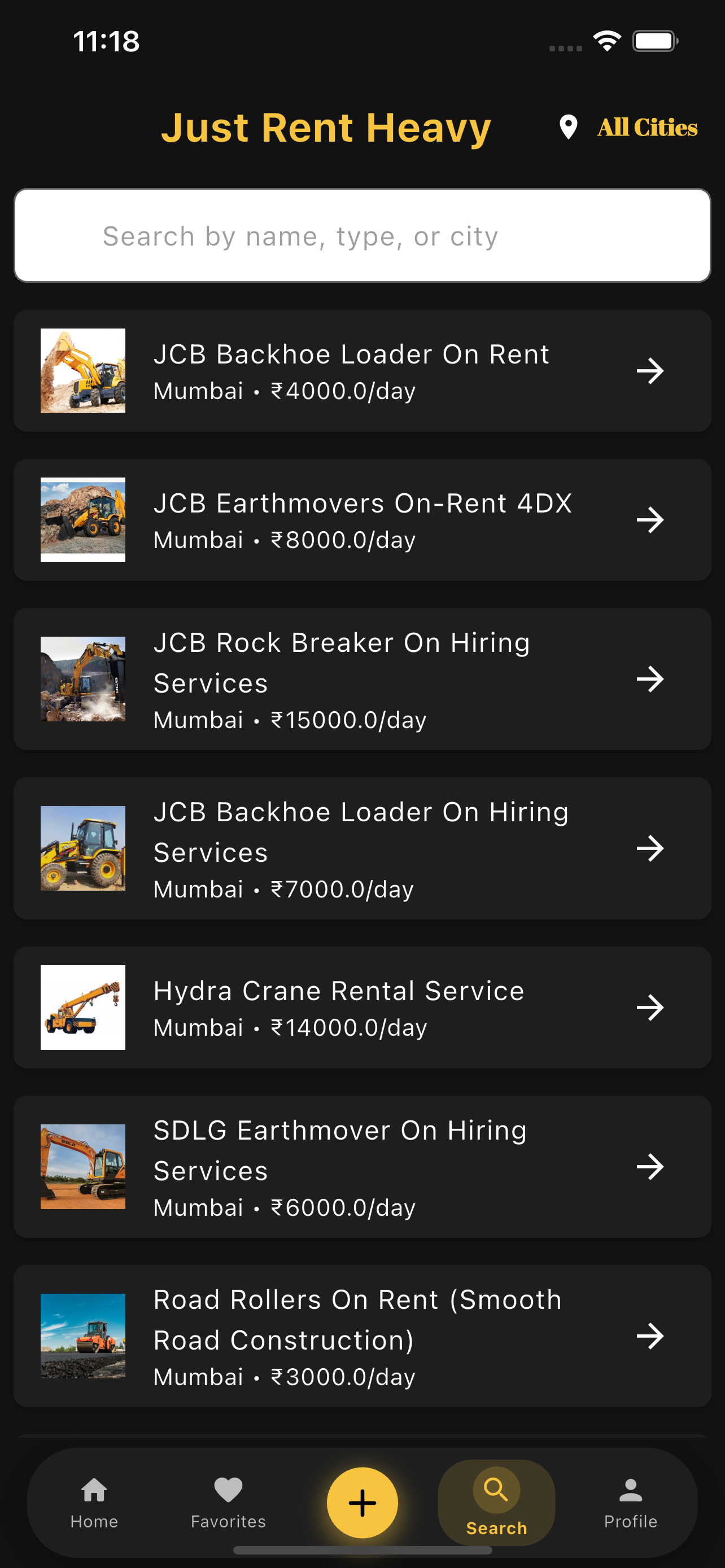 Just Rent Heavy Search Results